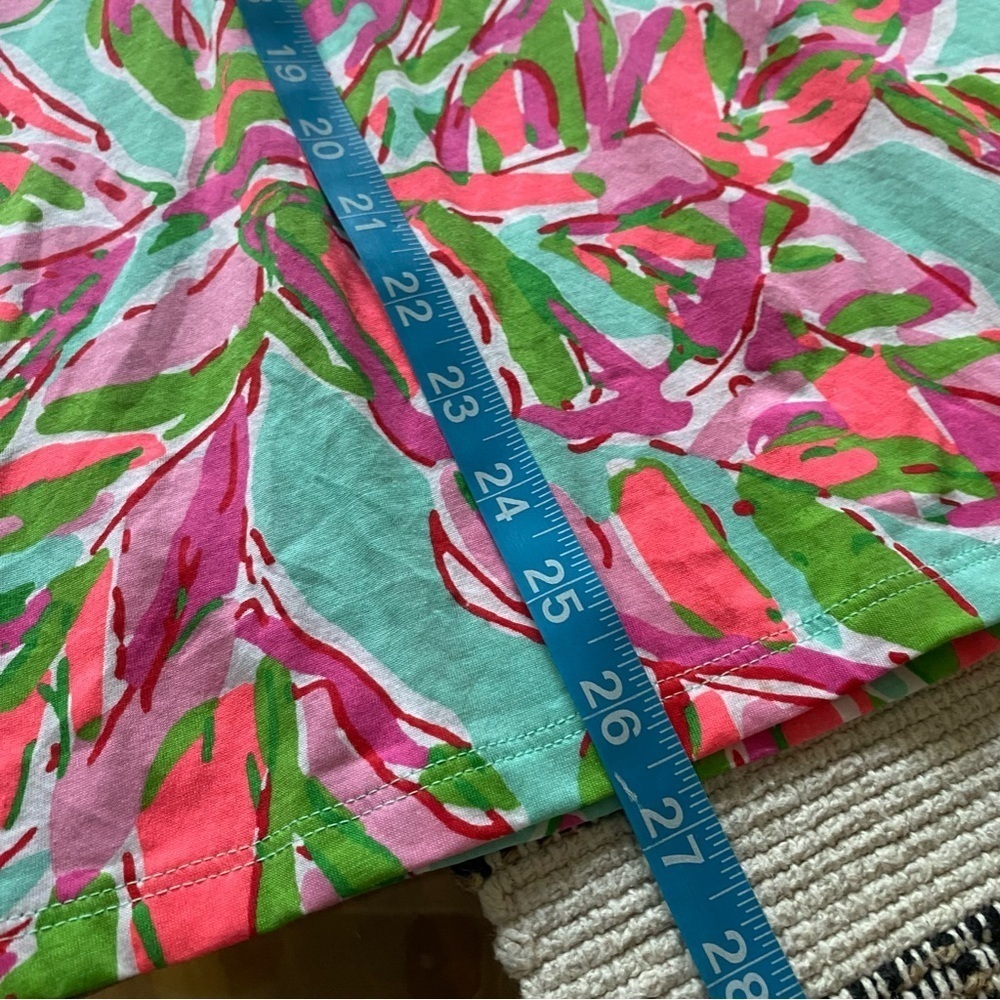 Lilly Pulitzer Colorful Dorthy Pintuck Blouse Top Multi in the Vias Print XS - Picture 14 of 16